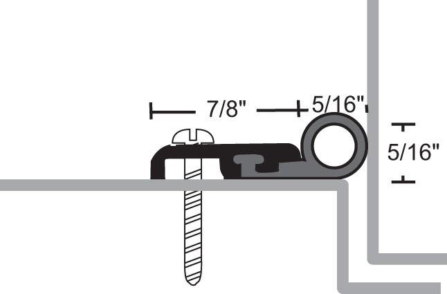 NGP 137N Neoprene Perimeter Weatherstrip Door Seal