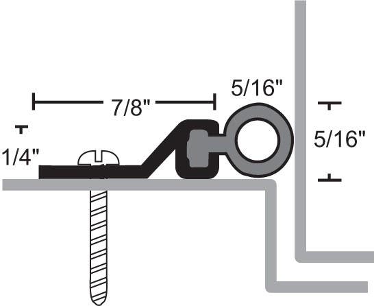 NGP 160S Silicone Perimeter Door Seal Weatherstrip Set