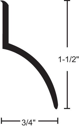 NGP 17 Mill Rain Drip Guard Strip, Anodized Aluminum