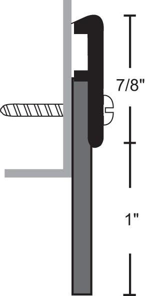 NGP 198N Neoprene Door Sweep