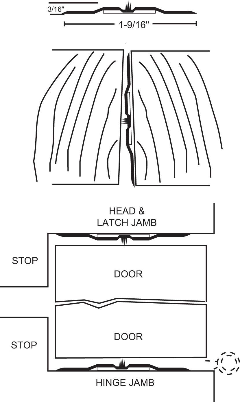 NGP 9550 Edge Intumescent Sealing System