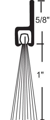 NGP OV633  Nylon Brush Seal or Sweep