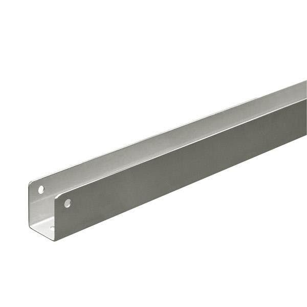 Jacknob 204119 U-bracket 3/4" X 71" Stamped w/ Stainless Steel Material & Satin Finish