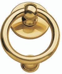 Acorn 2155 Anello Light Satin Scratched Bronze Door Knocker