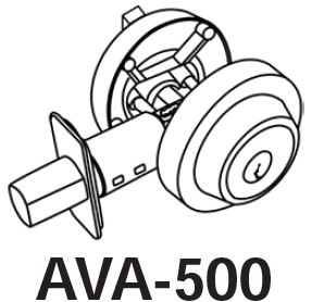 Cal-Royal AVA-500 Vanguard Series Single Cylinder Deadbolt - KA / 3