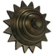 Gado Gado HCL1158 Large Carved Star Clavo