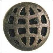 Emenee-OR137 Round Checkerboard Knob