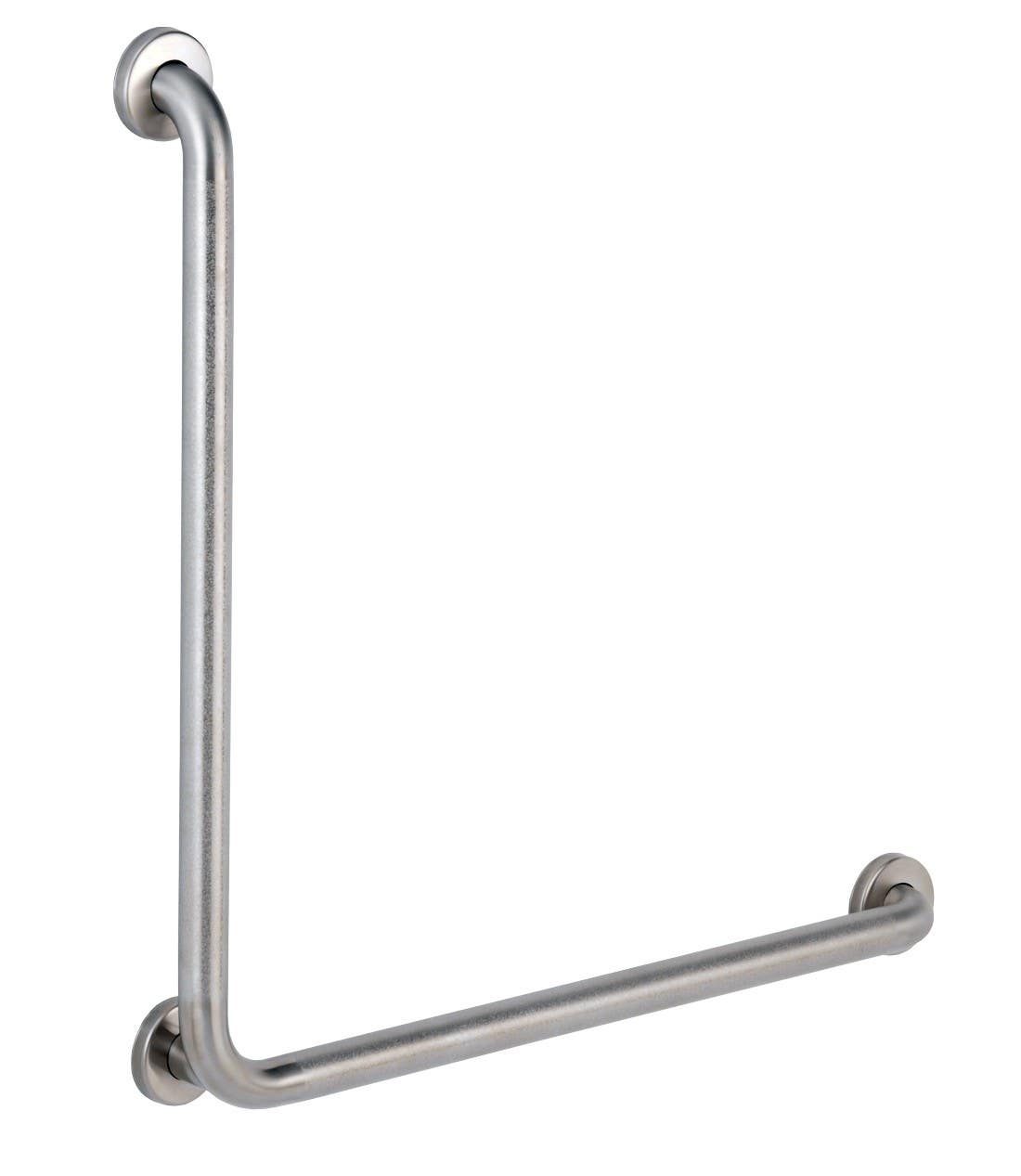 Bobrick B-6898.99 90 Degree Grab Bar, Diameter-1-1/2", 30" x 30", Finish-Satin