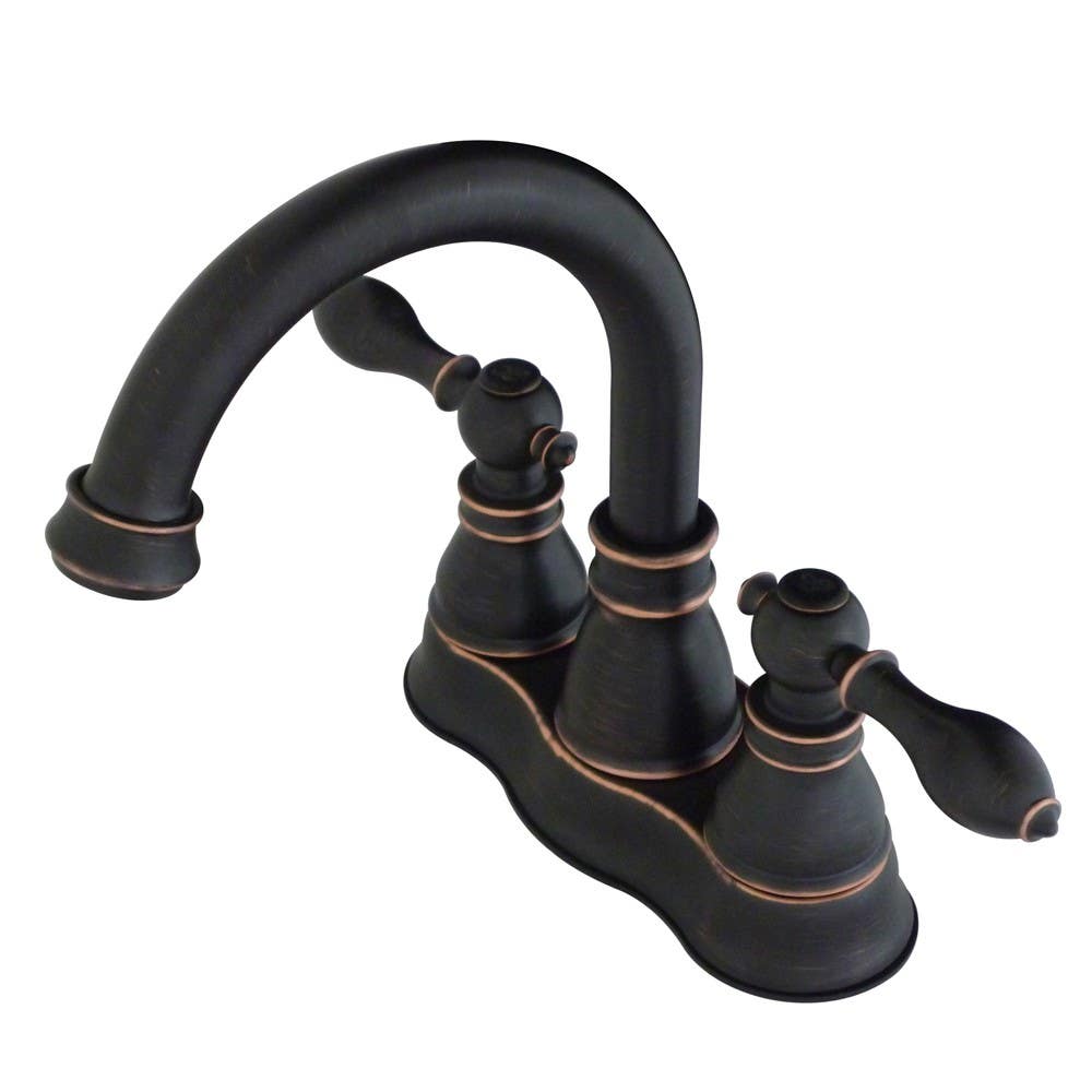 Kingston Brass FSC1616ACL American Classic Centerset Lavatory Faucet, Naples Bronze