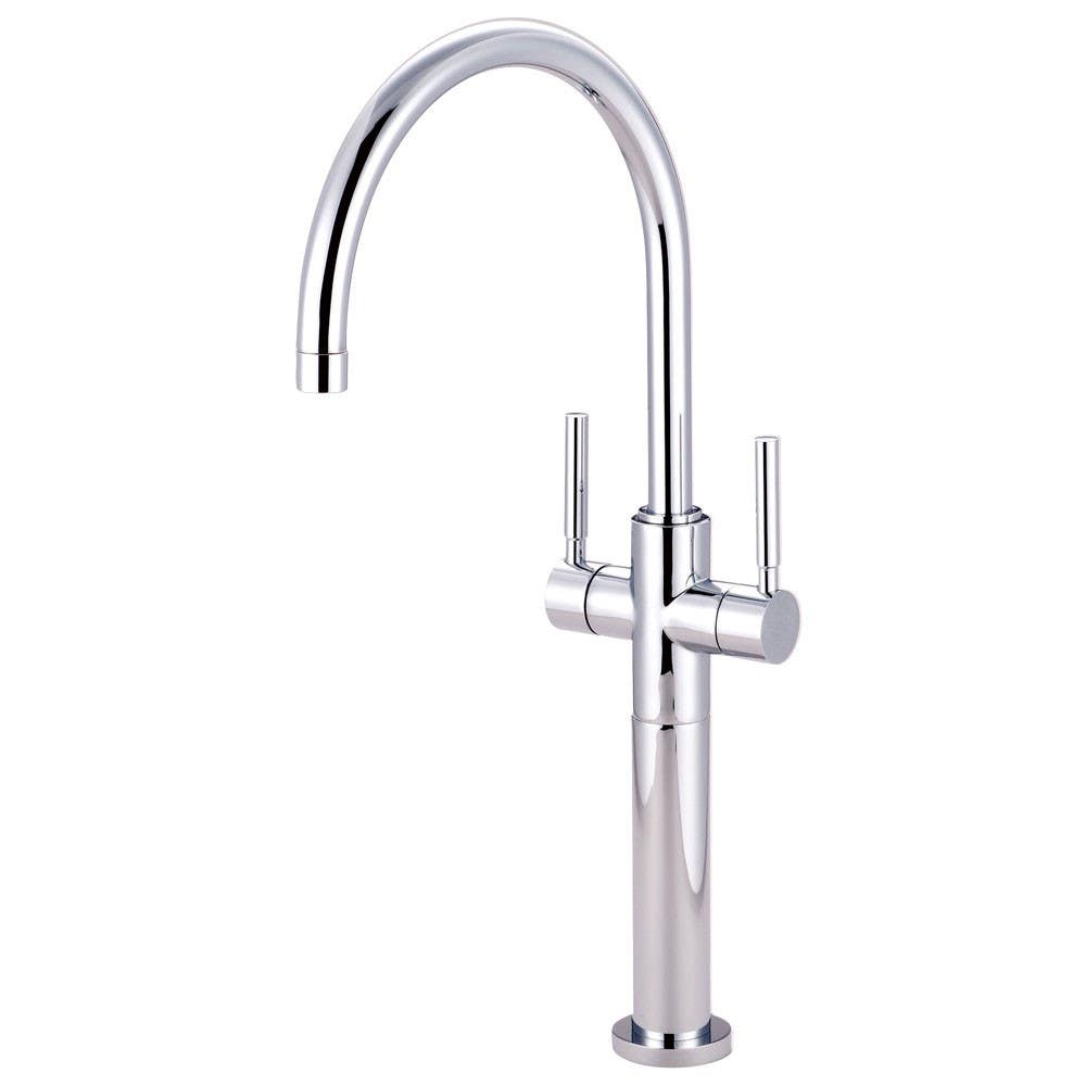 Kingston Brass KS8091DL Concord Two Handle Vessel Sink Faucet, Polished Chrome