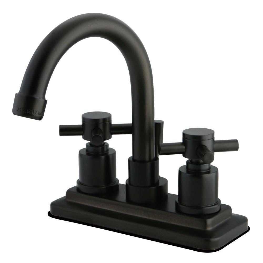 Kingston Brass KS866 Concord Two Handle 4" Centerset Lavatory Faucet w/ Brass Pop-up