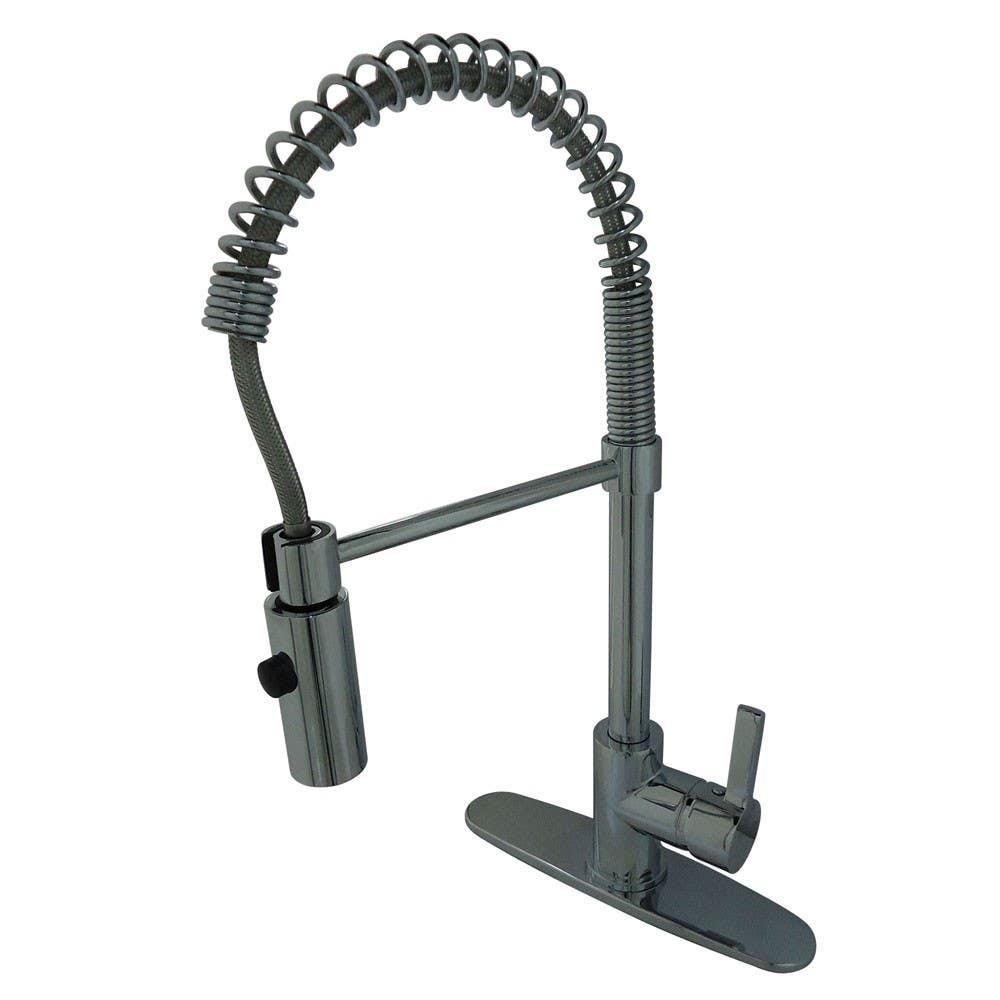 Kingston Brass LS877 Gourmetier Continental Kitchen Faucet w/ Pull-Down Sprayer