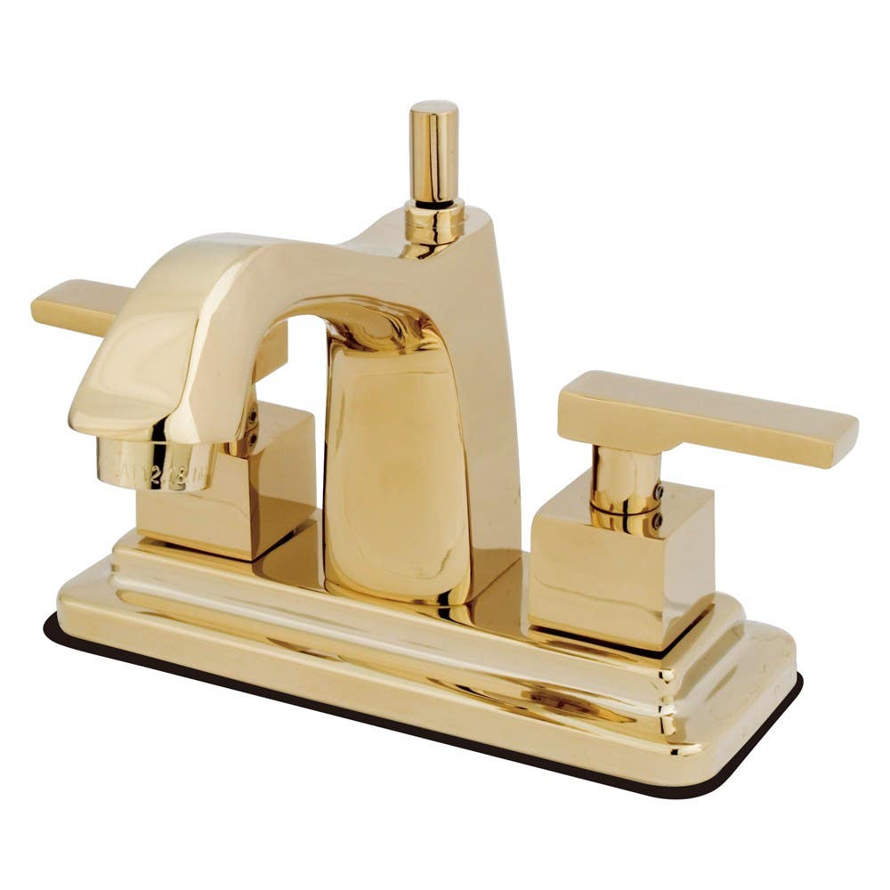 Kingston Brass KS864 Executive Two Handle 4" Centerset Lavatory Faucet w/ Brass Pop-up