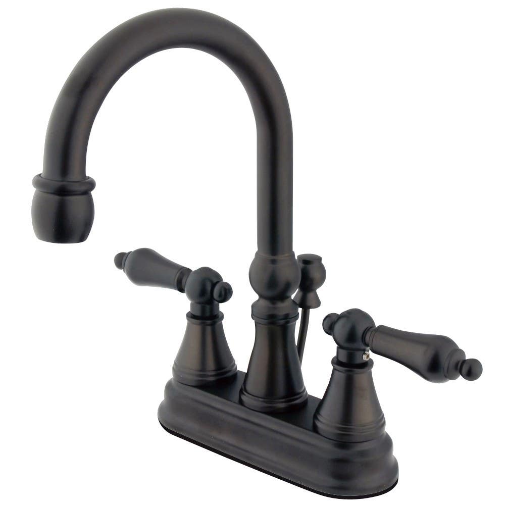 Kingston Brass KS261 Governor Two Handle 4" Centerset Lavatory Faucet