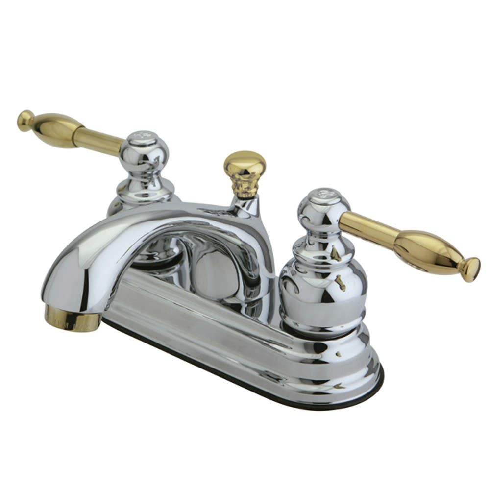 Kingston Brass KB260 Knight Two Handle 4" Centerset Lavatory Faucet w/ Retail Pop-up