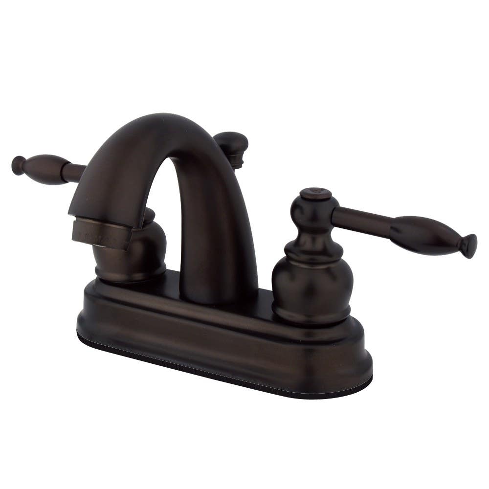 Kingston Brass KB561 Knight Two Handle 4" Centerset Lavatory Faucet w/ Retail Pop-up