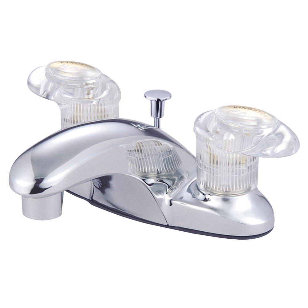 Kingston Brass KB615 Legacy Two Handle 4" Centerset Lavatory Faucet w/ Retail Pop-up & ALL lever handles