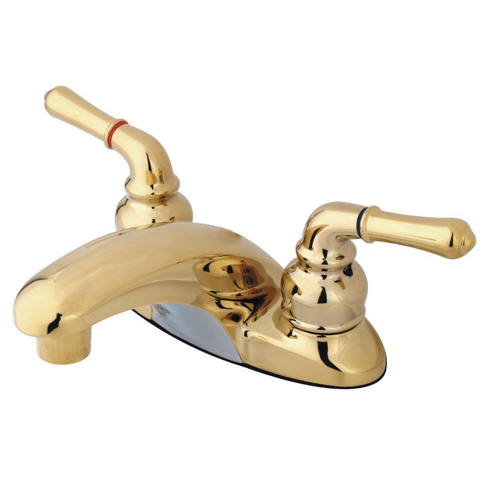 Kingston Brass KB62 Magellan Two Handle 4" Centerset Lavatory Faucet w/ LP lever handles