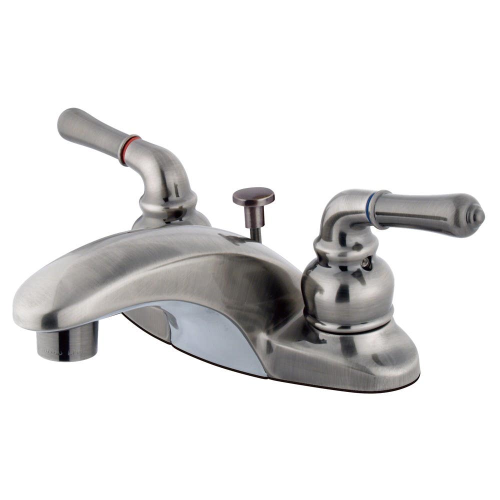 Kingston Brass KB62 Magellan Two Handle 4" Centerset Lavatory Faucet w/ Retail Pop-up