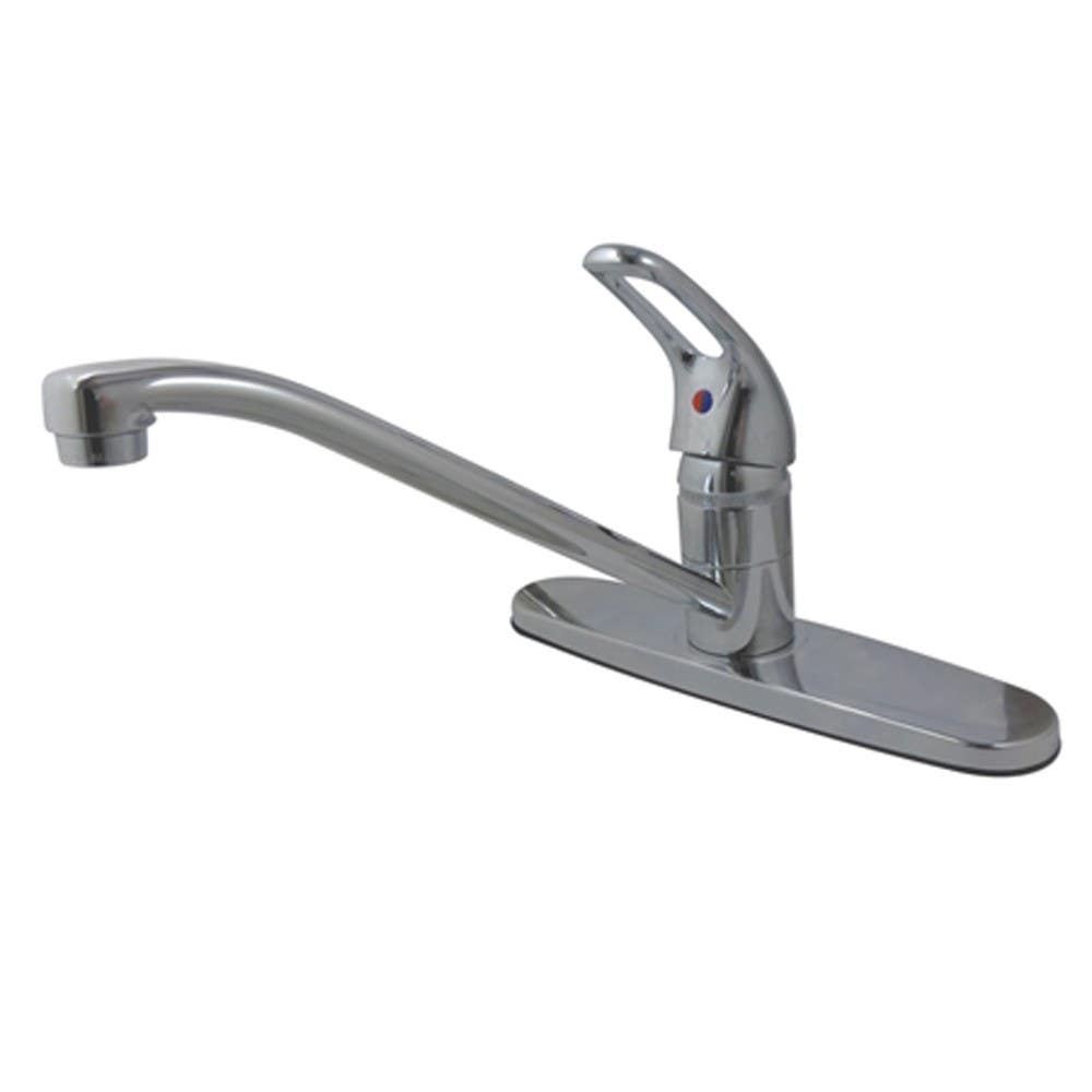 Kingston Brass KS561C Single Loop Handle 8" Kitchen Faucet