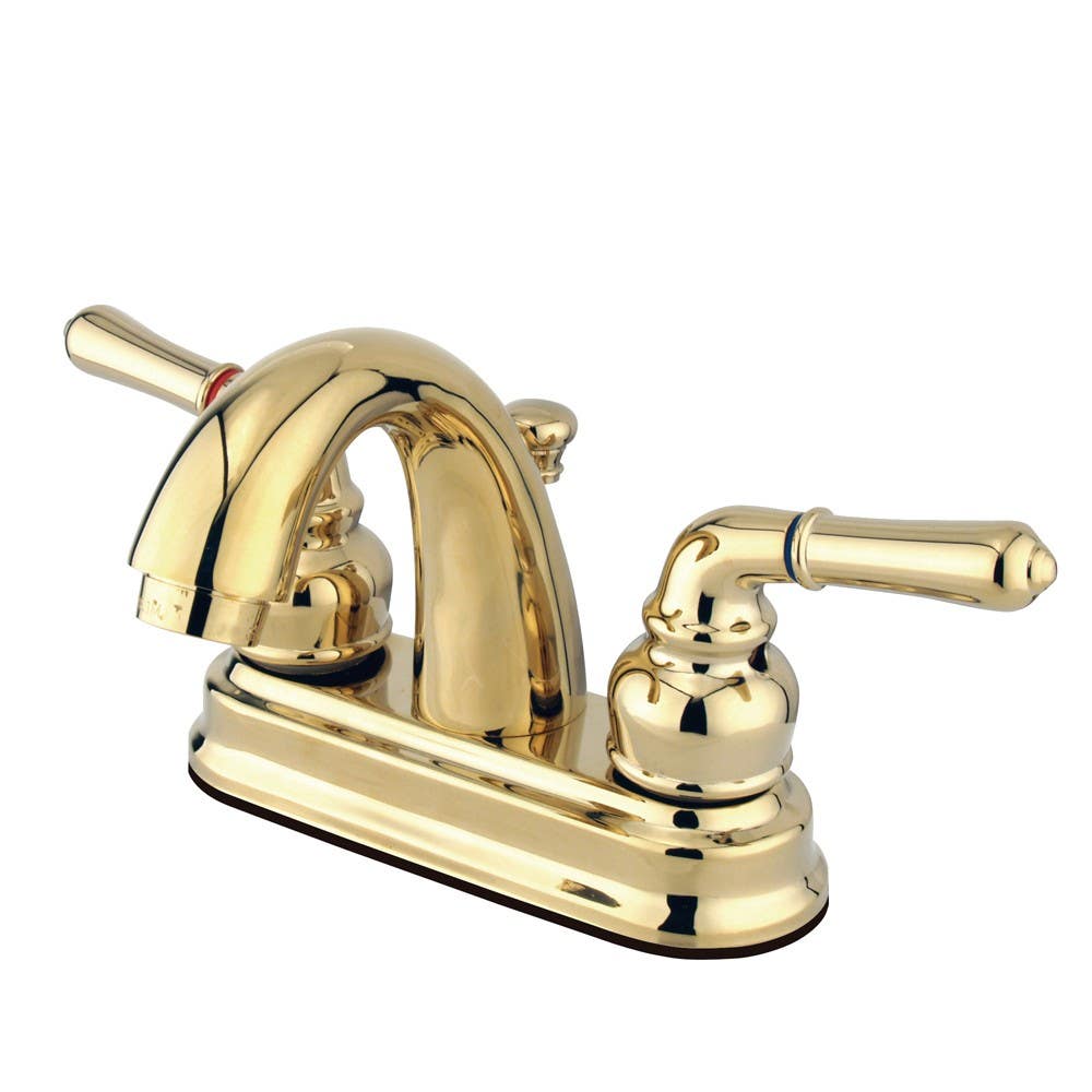 Kingston Brass KB561 Naples Two Handle 4" Centerset Lavatory Faucet w/ Retail Pop-up