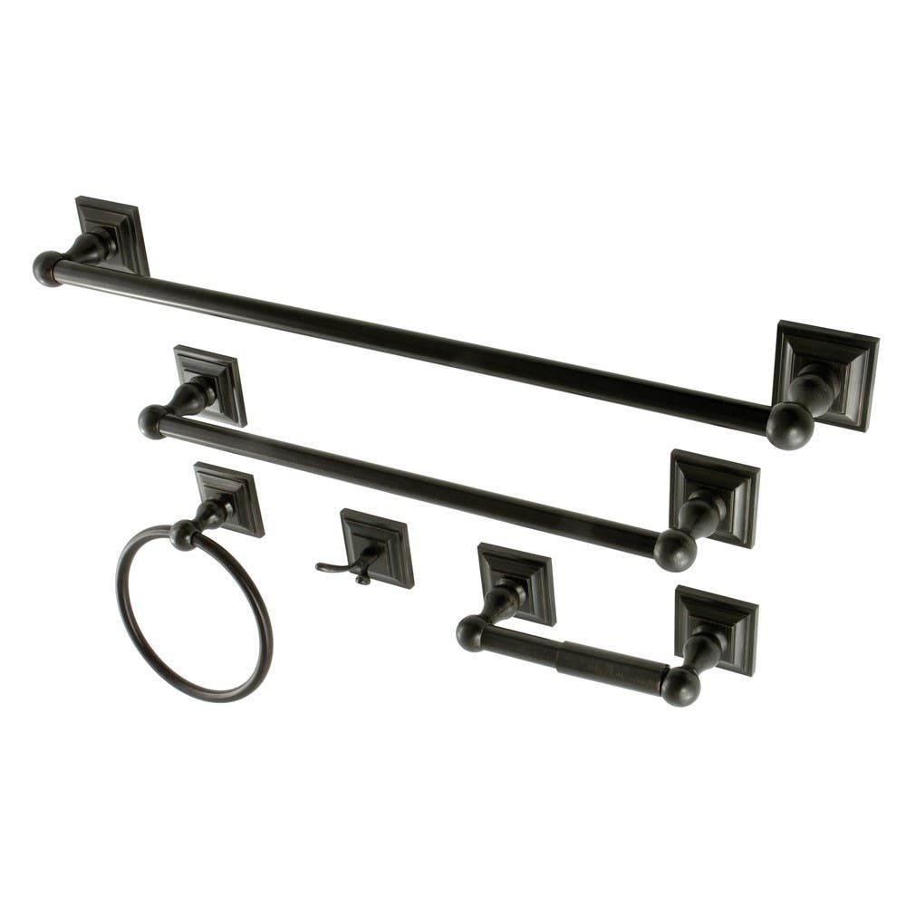 Kingston Brass BAHK3212478 5-Piece Bathroom Hardware Set