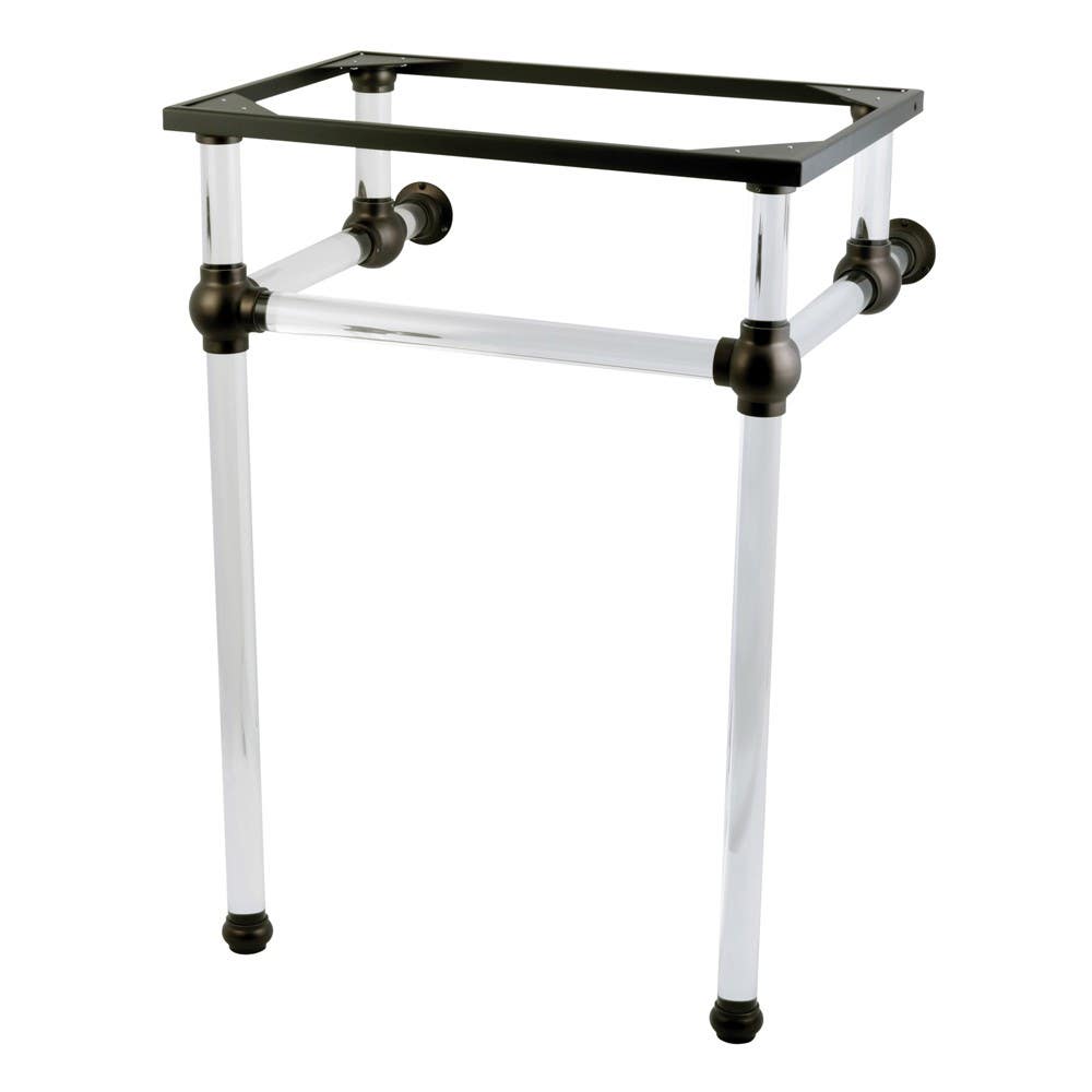 Kingston Brass VAH282033 Fauceture Console Basin w/ Acrylic Pedestal