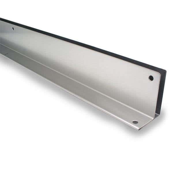 Jacknob 4459 Wall Bracket One Ear Stamped w/ Stainless Steel Material & Satin Finish