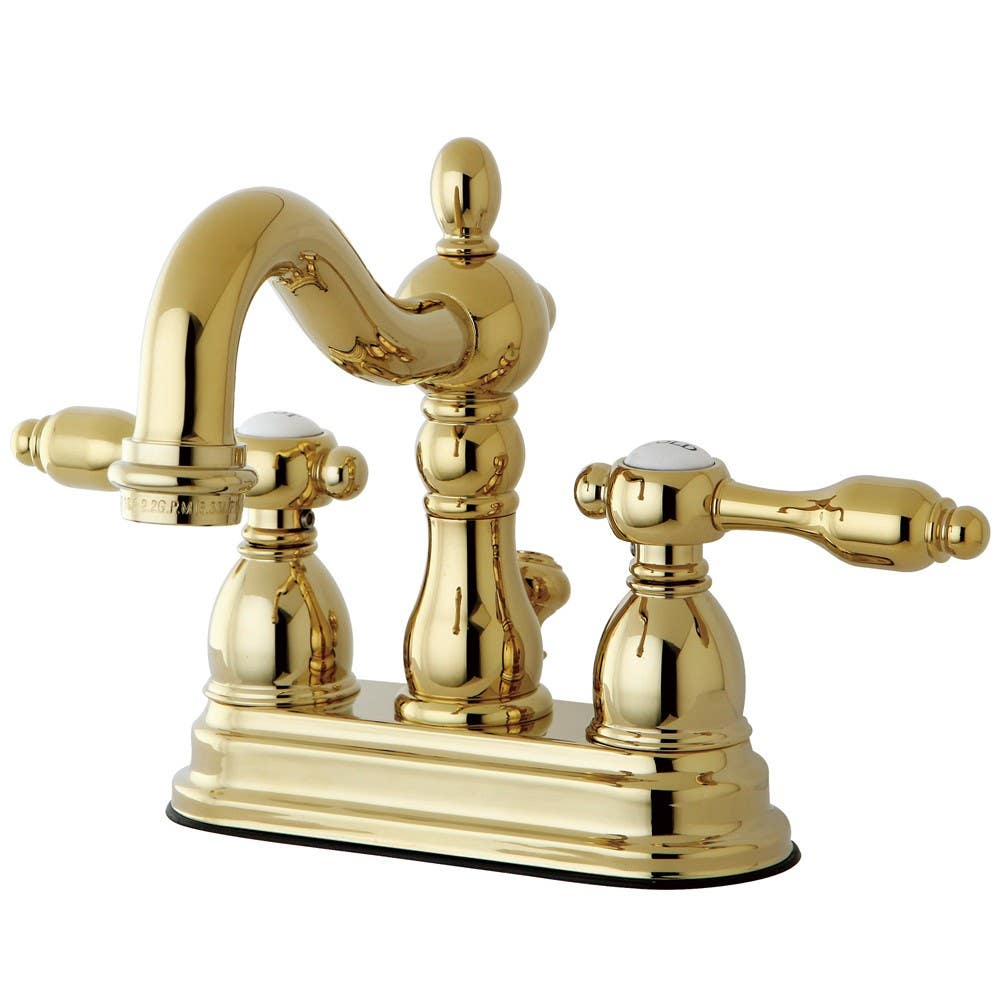 Kingston Brass KB160 Tudor 4" Center Lavatory Faucet w/ Retail Pop-Up