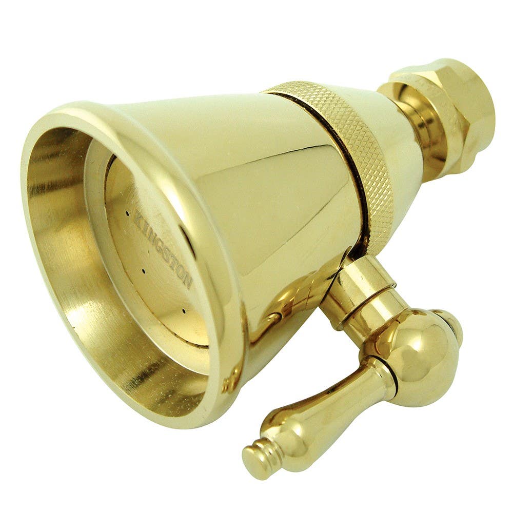 Kingston Brass K132C8 Victorian 2-1/4" Adjustable Spray Brass Shower Head, Satin Nickel