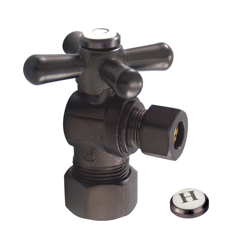 Kingston Brass CC5330 Vintage Classic Angle Stop Valve w/ 5/8" OD Compression x 3/8" OD Compression