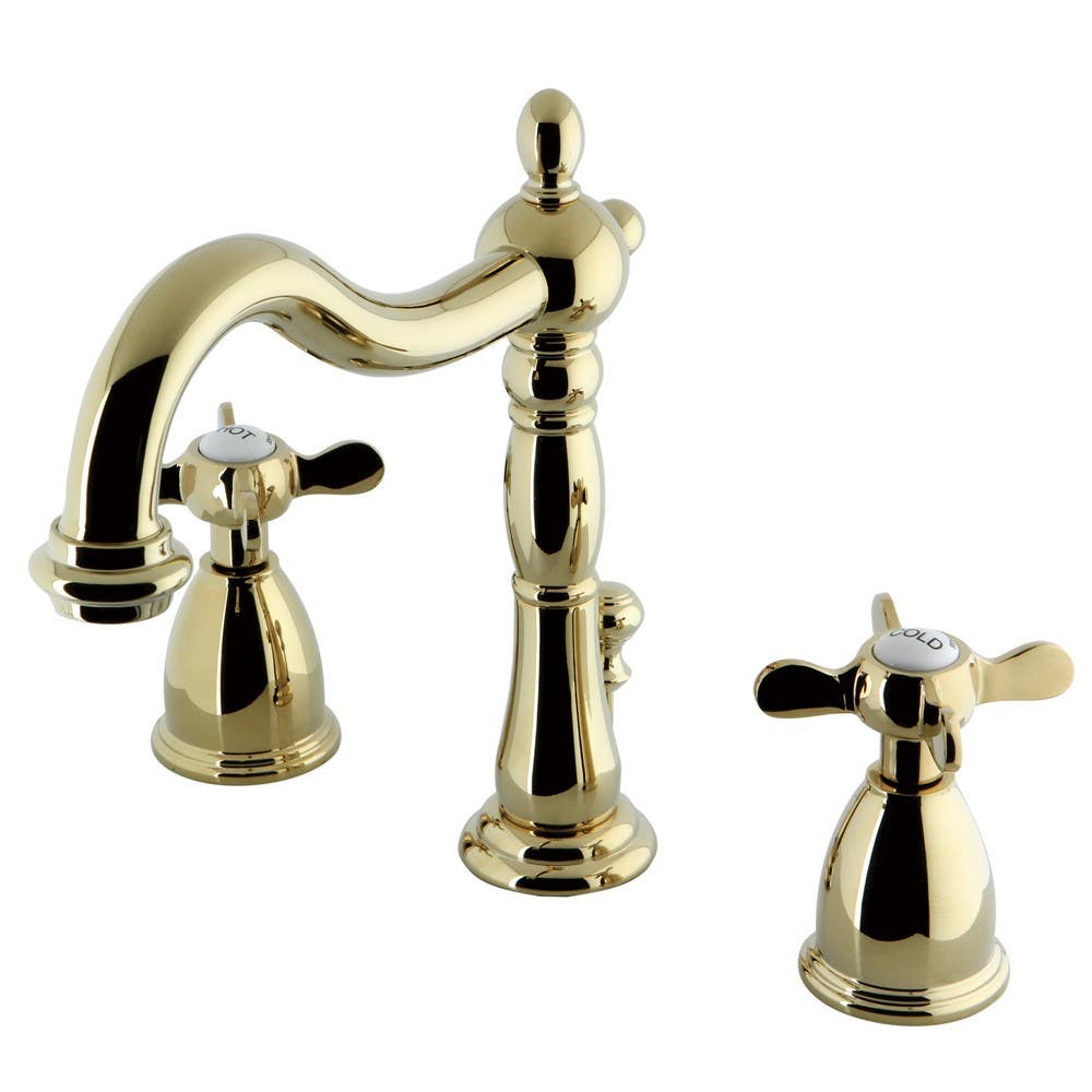 Kingston Brass KB197 Widespread Lavatory Faucet with Retail Pop-Up