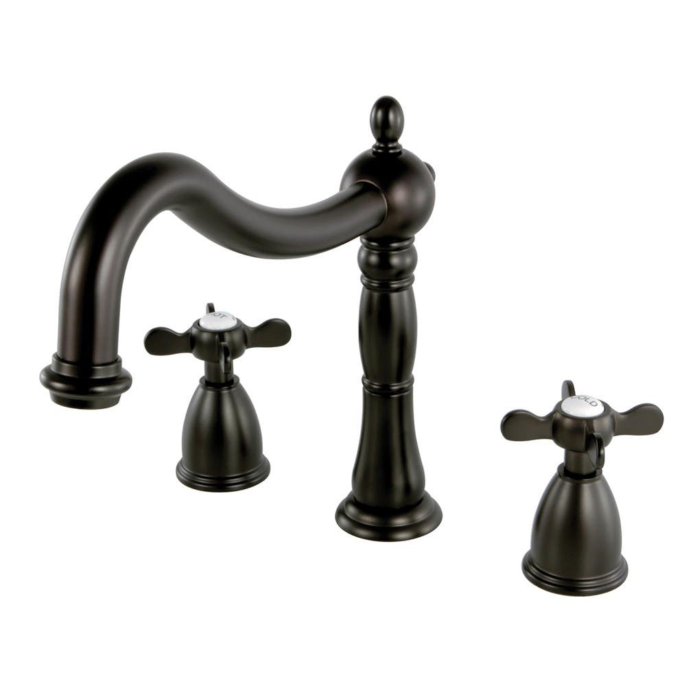 Kingston Brass KS134 Roman Tub Filler with Cross Handle
