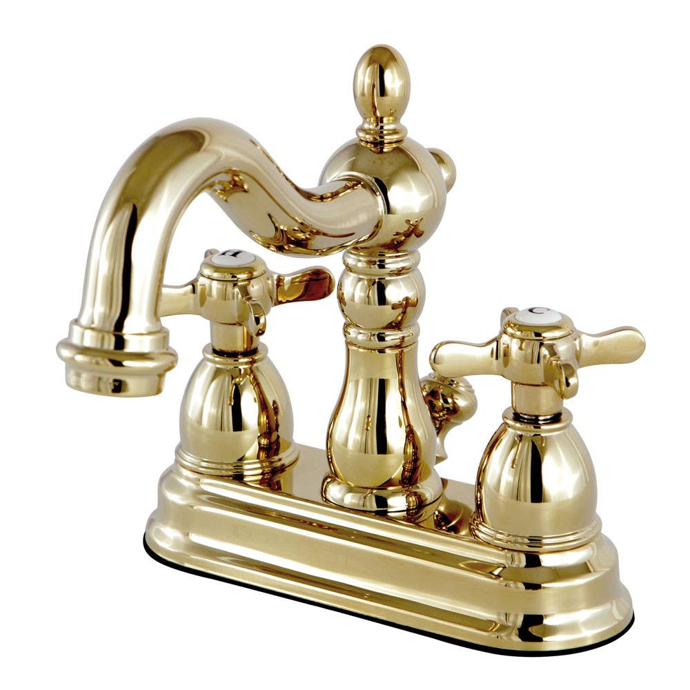 Kingston Brass KS160 4" Centerset Lavatory Faucet with Brass Pop-Up