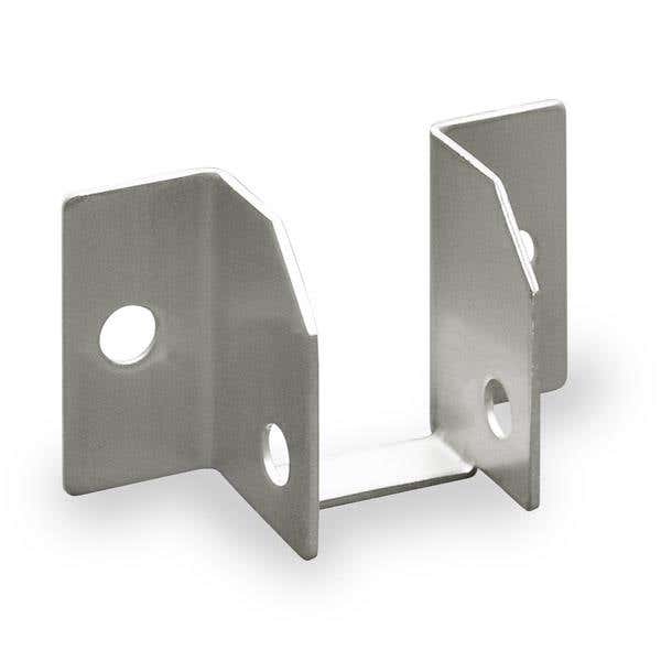 Jacknob 2109 Headrail Wall Bracket 3/4" Stamped (Bd) w/ Stainless Steel Material & Satin Finish