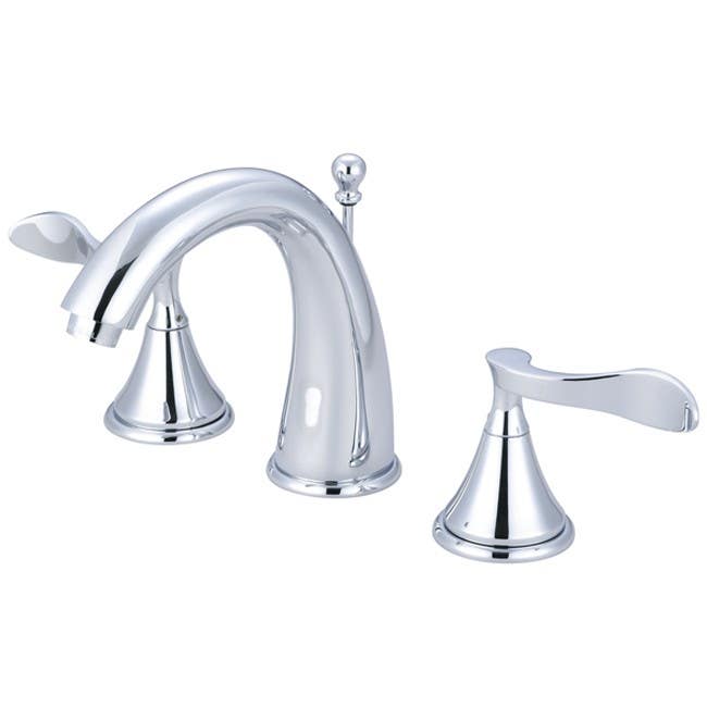 Kingston Brass KS297 Century Two Handle 8" to 16" Widespread Lavatory Faucet w/ Brass Pop-up