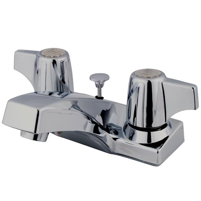 Kingston Brass KB100 Columbia Two Handle 4" Centerset Lavatory Faucet w/ Retail Pop-up