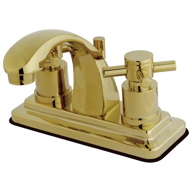 Kingston Brass KS464 Concord Two Handle 4" Centerset Lavatory Faucet w/ cross handles
