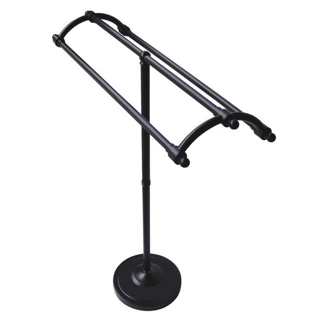 Kingston Brass SCC227 Edenscape Pedestal Round Plate Towel Rack