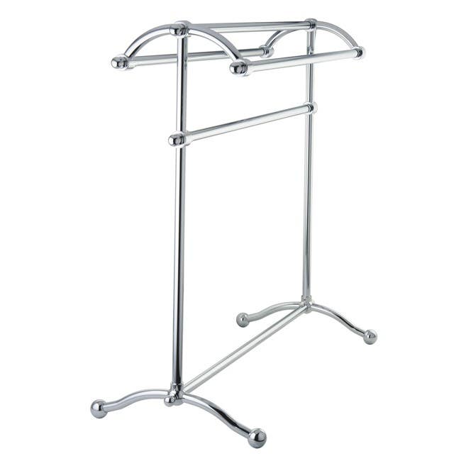 Kingston Brass SCC2291 Edenscape 30-Inch Freestanding Pedestal 4-Tier Towel Rack, Polished Chrome
