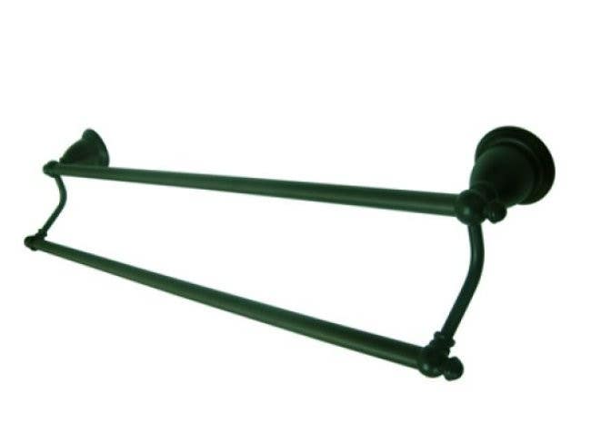 Kingston Brass BA7973C English Vintage 24-inch Dual Towel Bar, Polished Chrome