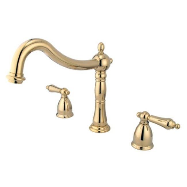 Kingston Brass KS134 Heritage Two Handle Roman Tub Filler w/ AL lever handles