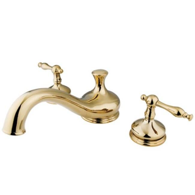 Kingston Brass KS333 Heritage Two Handle Roman Tub Filler & NL lever handles