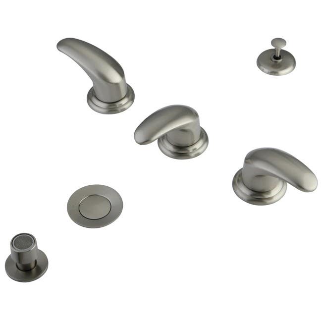 Kingston Brass KB632 Legacy Three Handle Bidet Faucet w/ Brass Pop-up