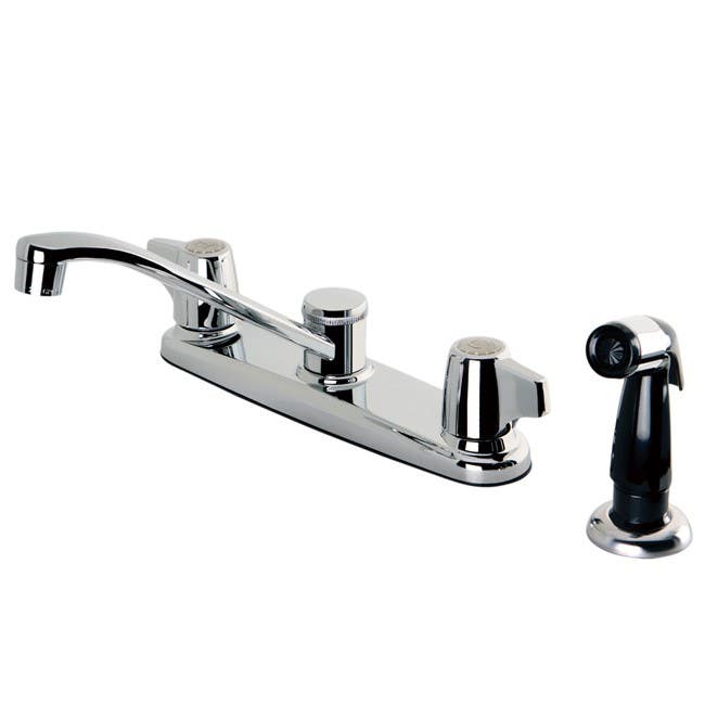 Kingston Brass KB26 Magellan Twin Canopy Handle 8" Kitchen Faucet