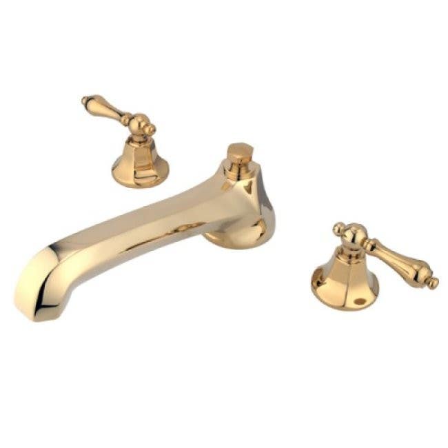 Kingston Brass KS430 Metropolitan Two Handle Roman Tub Filler w/ AL lever handles