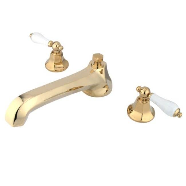 Kingston Brass KS430 Metropolitan Two Handle Roman Tub Filler w/ PL lever handles