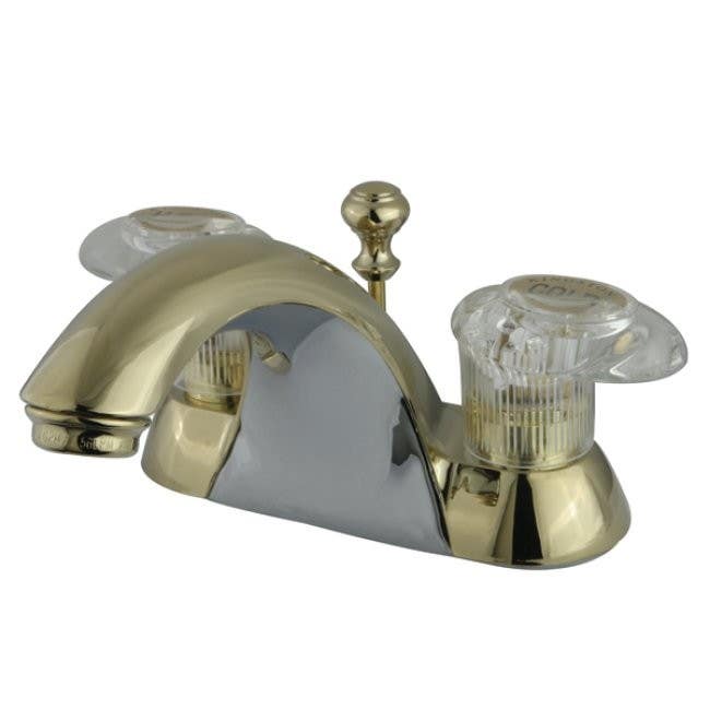 Kingston Brass KB215 Naples Two Handle 4" Centerset Lavatory Faucet w/ Retail Pop-up