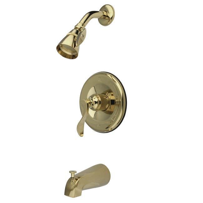 Kingston Brass KB163 Nu French Single Handle Tub & Shower Faucet