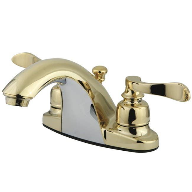 Kingston Brass KB864 Nuwave French Two Handle 4" Centerset Lavatory Faucet w/ Retail Pop-up